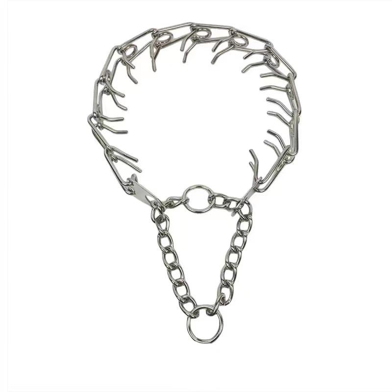 犬 しつけ 首輪 散歩 中型 大きめ 刺激 トレーニング ステンレス 鋼 引っ張り防止 プレゼント シンプル..