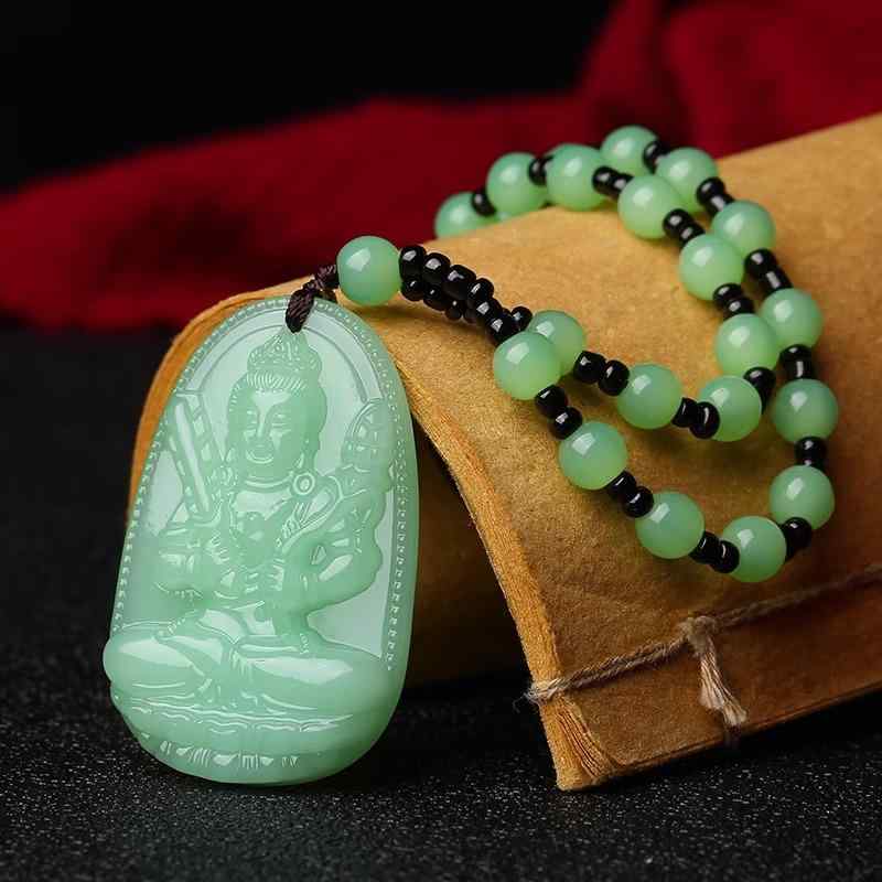 仏陀 ペンダント お守り ビーズ ストラップ 菩薩 チャイナ風 色 幸運 十二支 守護 神 観音 如意 ネック..
