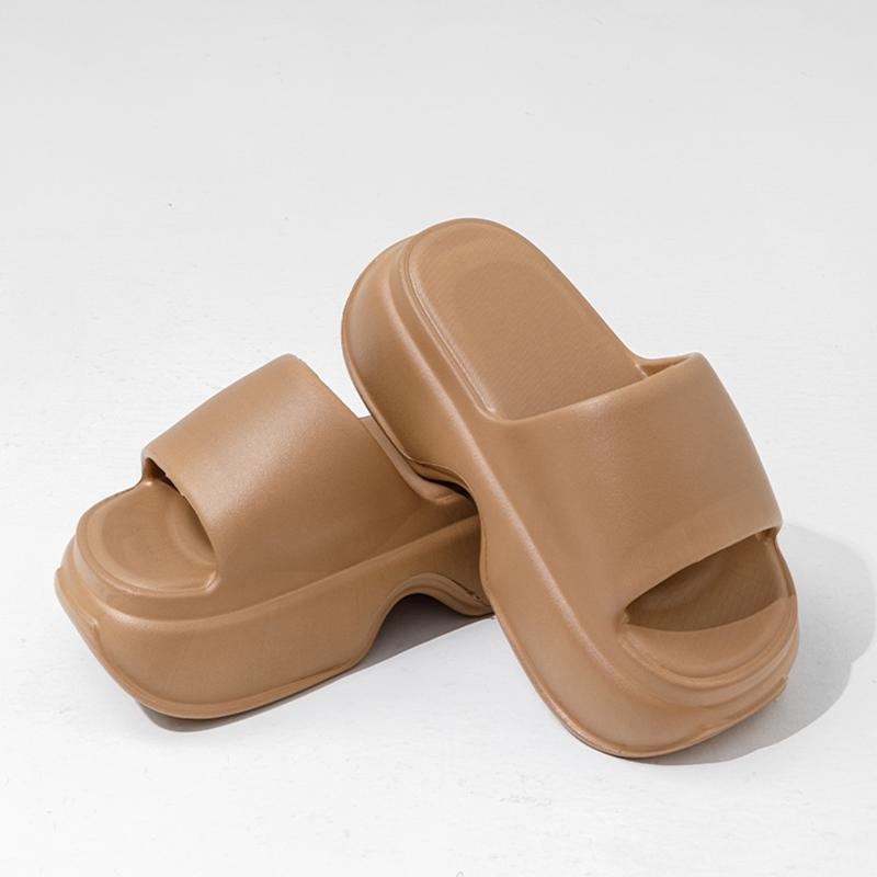 evaサンダル レディース 厚底 夏 身長アップ おしゃれ カジュアル 韓国 滑り止め 浴室 室内 屋外 ソフト 普段使い 黒 カーキ 赤