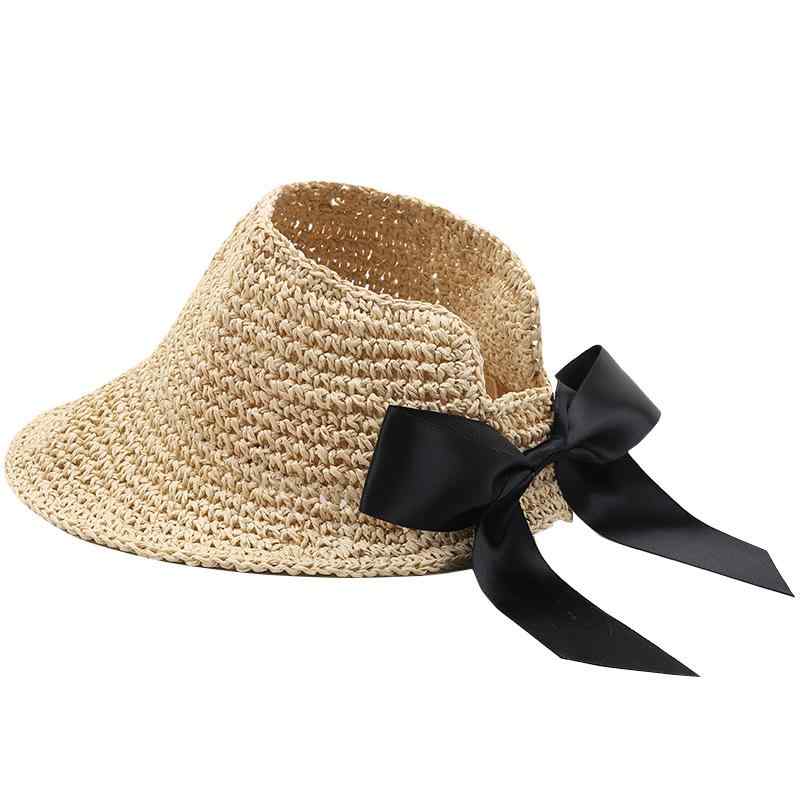 帽子 キッズ かわいい 子供 日よけ 女の子 夏ハット リボン付き つば広 夏 ベビー かわいい 日焼け防止