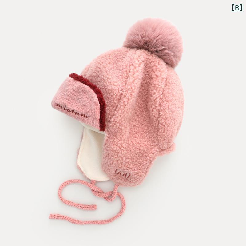 帽子 キッズ かわいい 子供 秋冬 羊羔ボア 防風 レディース ボーイズ パイロットキャップ 耳当て付き かわいい おしゃれ