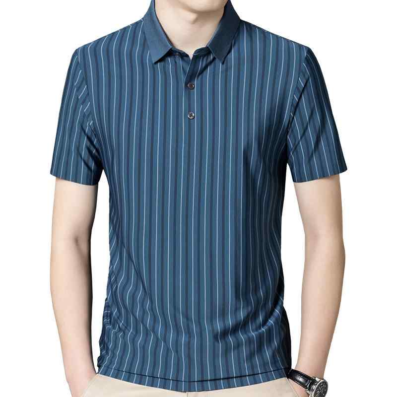 Tシャツ メンズ おしゃれ 50代 60代 男性 夏 ストライプ 半袖 着心地 快適 伸縮性