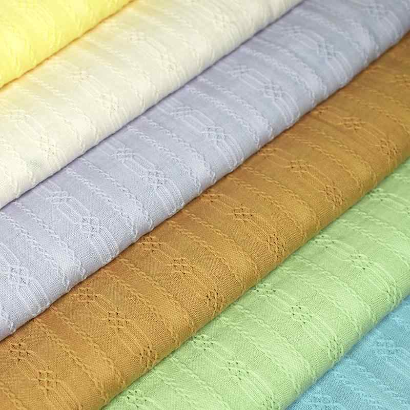 レトロ 柄 生地 綿 ジャカード 春夏 ストライプ ハンドメイド 手芸 布 クッションカバー マルチクロス 青 緑 黒 シンプル ナチュラル 韓国 快適 通気性幅:140cm長さ:100cm