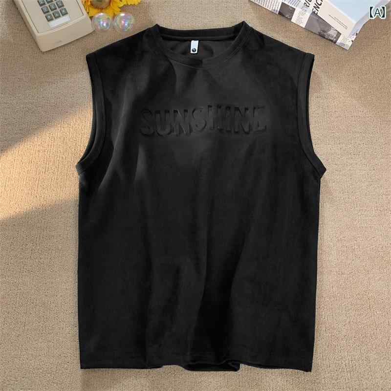 シルエット: ゆったり 裾デザイン: 共布使用 機能: 吸湿性と通気性 タイプ: タンクトップ 厚さ: 標準 ネックライン: 丸首 ラウンドネック 開閉: プルオーバー サイズ: M.L.XL.2XL.3XL.4XL.5XL カラー: アプリコット.ダークグレー.ピンク.ブラック.ホワイト