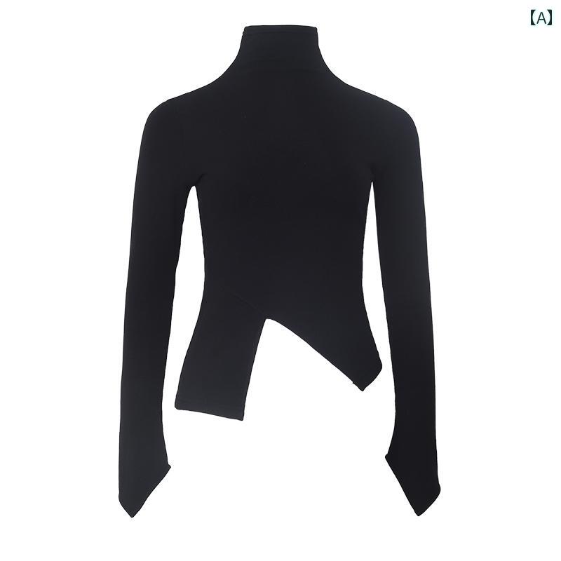 大きいサイズ レディース ニット プルオーバー 黒 スリム スリット シンプル 秋冬 長袖 柔らかい 着痩せ ベーシック