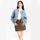 大きいサイズ レディース 秋 バイカラー ジャケット ショート丈 カジュアル ジッパー ボンバージャケット 長袖