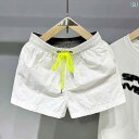 ショートパンツ メンズ 夏 薄手 短パン 速乾 通気 大きいサイズ ゆったり ランニング フィットネス トレーニング アウトドア ビーチ 温泉 黒 緑 ピンク 無地(4)