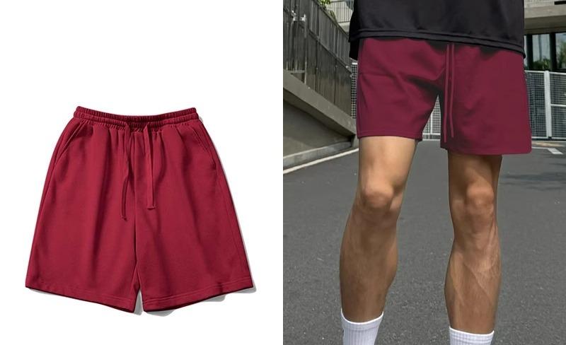 ショートパンツ メンズ 夏 短パン ウエストゴム ドローストリング 通気性 大きいサイズ ゆったり ランニング フィットネス ジム アウトドア 海 部屋着 黒 白 赤 無地
