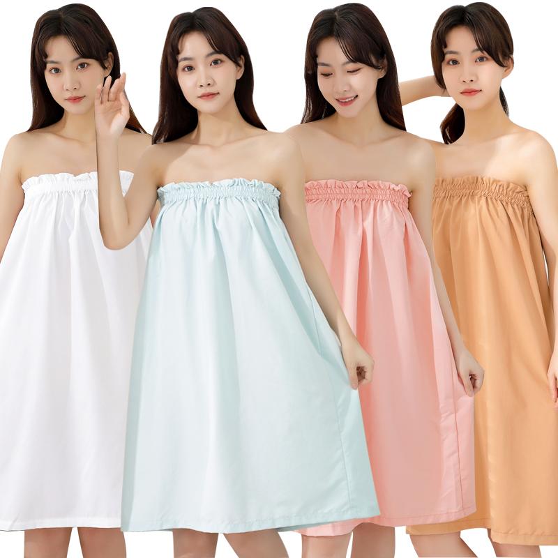 おしゃれ ラップ タオル 大人 美容室 綿 チューブトップ バスローブ マッサージ サウナ パジャマ 通気性 柔らかい シンプル ピンク 青 グレー レディース 花柄 リラクゼーション ウェア ゆったり 無地