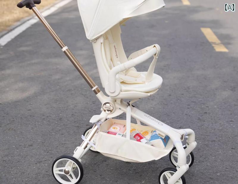 荷物かご ベビーカー 収納 大容量 大きめ 小さめ 便利 グッズ 普段使い お出かけ 買い物 アンダーバッグ シンプル 無地 黒 ベージュ