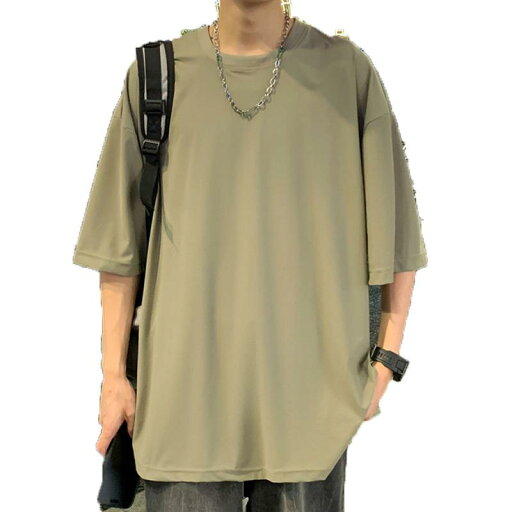 メンズ カジュアル 文芸風 無地 半袖 Tシャツ 夏 薄手 ゆったり メンズ カジュアル 文芸風 無地 半袖 Tシャツ 夏 薄手 ゆったり