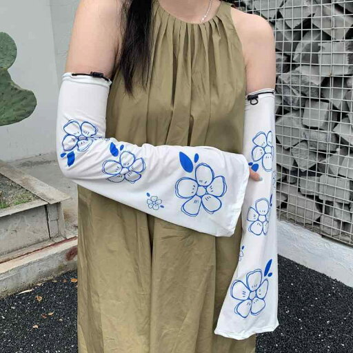 アームカバー かわいい 夏 冷感 レディース 日焼け防止 花柄 大きいサイズ 涼感 袖なし ノースリーブ ノースリーブシャツ用 アームカバー かわいい 夏 冷感 レディース 日焼け防止 花柄 大きいサイズ 涼感 袖なし ノースリーブ ノースリーブシャツ用