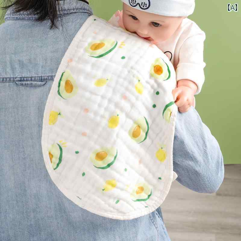 ガーゼ タオル ベビー げっぷ 綿 スナップボタン ソフト 通気 吸水 多用途 吐き戻し 枕 よだれかけ 洗い替え かわいい ひよこ アニマル アイスクリーム 2枚セット