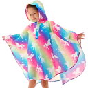 レインコート キッズ 女の子 男の子 雨具 ポンチョ ランドセル対応 フード スナップボタン 着脱簡単 収納袋 防水 かわいい 恐竜 ユニコーン サメ ピンク ...