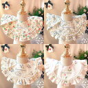 スタイ ガーゼ 秋冬 ベビー ビブ 厚手 綿 防水 プリンセス 宮殿風 大きいサイズ フリル かわいい 花柄 ドット うさぎ 猫 熊 韓国 白 ピンク