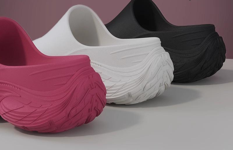 サンダル レディース 厚底 EVA 夏 ソフト 滑り止め 身長アップ 7cm 室内 バスルーム ベランダ アウトドア 普段使い シンプル おしゃれ カジュアル 黒 白 ピンク