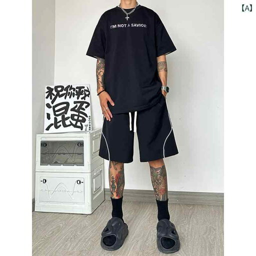 ハーフパンツ メンズ おしゃれ ブラック ストライプ 夏 薄手 ワイドシルエット スポーツ 快適 通気性 ハーフパンツ メンズ おしゃれ ブラック ストライプ 夏 薄手 ワイドシルエット スポーツ 快適 通気性