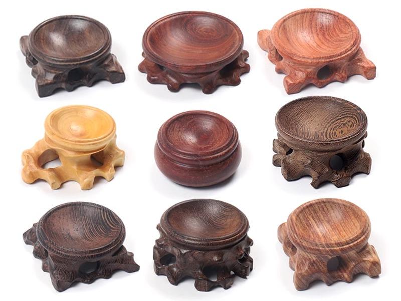 水晶玉 台座 スタンド 木 黒檀 クリスタルボール 装飾 飾り インテリア ディスプレイ 風水グッズ 占い 開運 浄化 シンプル おしゃれ