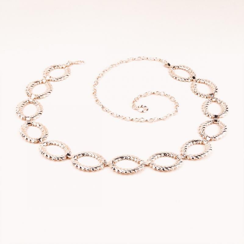 ベルト レディース ゴールド メタル サークル チェーン 幾何学 おしゃれ アクセサリー ウエストマーク ..