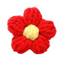 布 花 ブローチ 韓国 キッズ ジュニア ふわふわ アクセサリー ピンバッジ バッグ 装飾 小物 幼稚園 小学校 シンプル かわいい 赤 黄 青