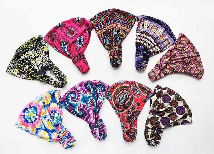 ボヘミアン アクセサリー 大人 レトロ アメリカン エスニック 民族風 ワイド 幅広 ヘアバンド 白髪隠し..