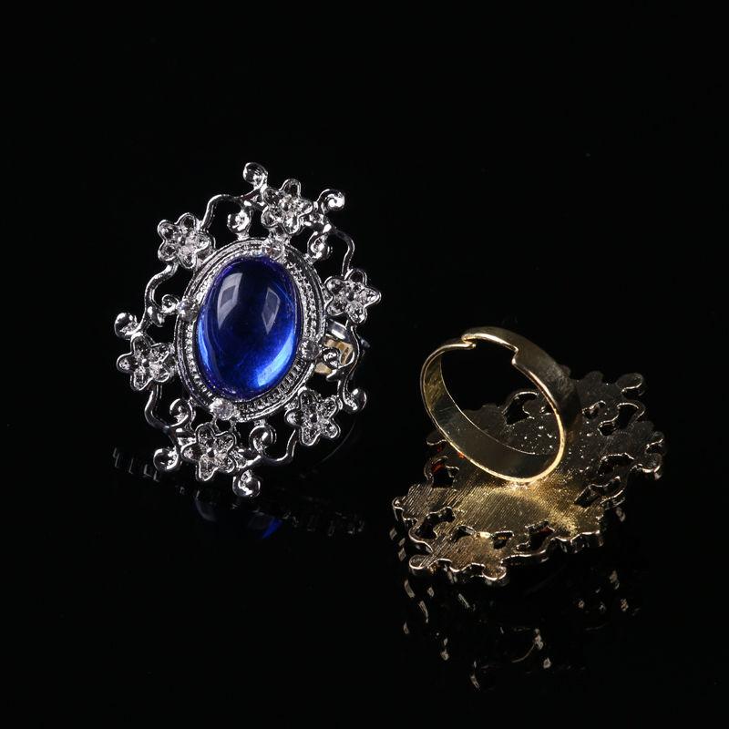 ネクタイピン おしゃれ リング クリップ アクセサリー メンズ 英国風 レトロ カラーストーン キラキラ ..