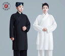 作務衣 メンズ 中国 道教 斜め襟 三清風 道袍 レディース 武当 夏 ローブ 綿 麻 ロング 衣装 フォーマル 大きいサイズ 無地 シンプル 上下セット 紺 ...