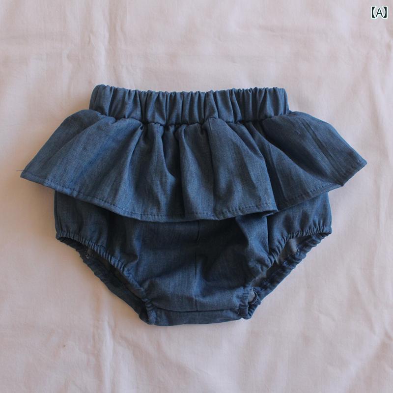かぼちゃパンツ ベビー キッズ 女の子 夏 ボトムス ブルマスカート ウエストゴム ...