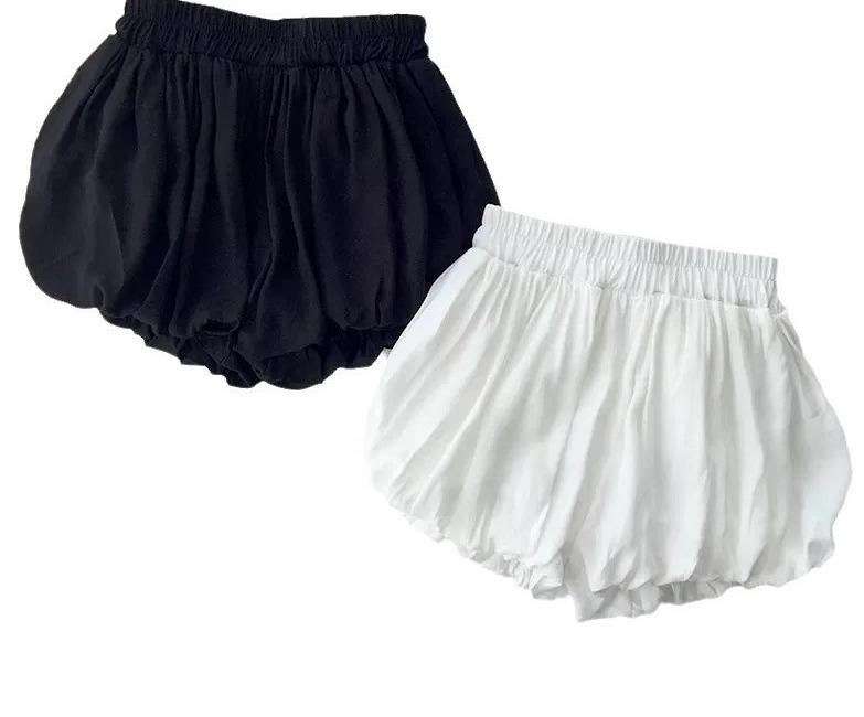 かぼちゃパンツ ベビー キッズ 女の子 男の子 夏 ボトムス 短パン ブルマ 薄手 通気性 柔らかい ウエス..