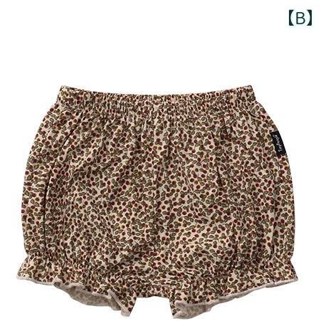 かぼちゃパンツ ベビー 女の子 夏 ボトムス ショート ウエストゴム 着脱簡単 薄手 ...