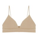 インナー レディース キャミソール ブラトップ 胸パッド 夏 薄手 背中開き 細い ストラップ 三角形カップ シンプル セクシー スポーツ 通気性 ピンク 肌色...