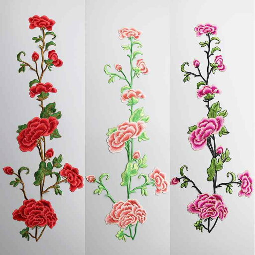 花 刺繍 ワッペン 牡丹 大きめ チャイナ風 エスニック 装飾 レトロ 衣類 手縫い ピンク 赤 紫 シンプル おしゃれ ハンドメイド リメイク 手芸 花 刺繍 ワッペン 牡丹 大きめ チャイナ風 エスニック 装飾 レトロ 衣類 手縫い ピンク 赤 紫 シンプル おしゃれ ハンドメイド リメイク 手芸