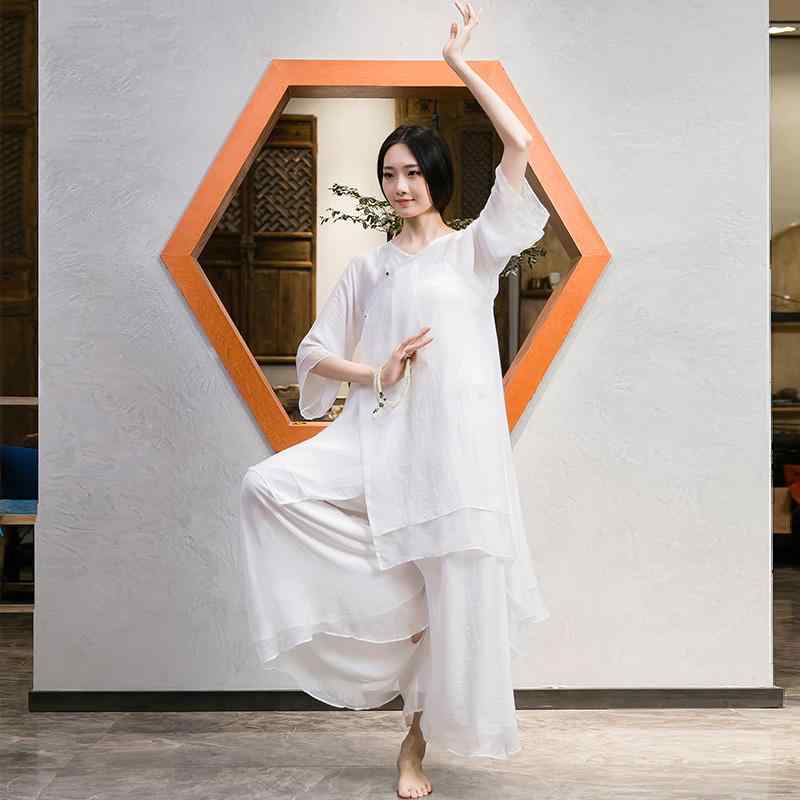 チャイナ風 ワンピース ロング 大人 上品 エレガント レディース 大きいサイズ ゆったり セット トップス 羽織り キャミソール パンツ ピンク 白 赤