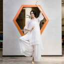 チャイナ風 ワンピース ロング 大人 上品 エレガント レディース 大きいサイズ ゆったり セット トップス 羽織り キャミソール パンツ ピンク 白 赤
