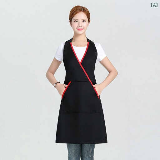 エステサロン エプロン キッチン ネイル 美容師 作業服 レディース 柔らかい シンプル 無地 ポケット 綿 韓国 Vネック 紐 結び カフェ 黒 緑 青 エステサロン エプロン キッチン ネイル 美容師 作業服 レディース 柔らかい シンプル 無地 ポケット 綿 韓国 Vネック 紐 結び カフェ 黒 緑 青
