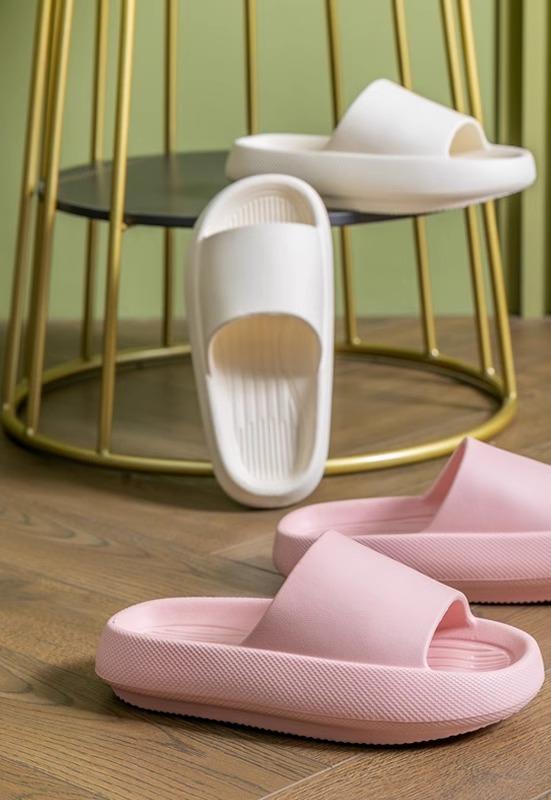 サンダル レディース EVA メンズ 夏 大人 厚底 スリッパ 家庭用 バスルーム 浴室 滑り止め 防水 柔らかい シンプル 無地 くま グレー ピンク 黒