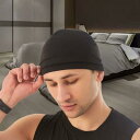 安眠グッズ プレゼント 薄手 シニア 睡眠 キャップ メンズ レディース ヘッド ギア ニット スポーツ シンプル 迷彩 柔らかい 伸縮性 洗える 黒 ネイビー グレー