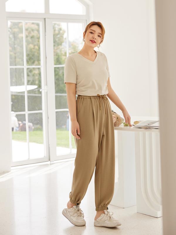 パンツ レディース おしゃれ 大人 無地 ワイド シンプル ゆったり スポーツ カジュアル ストリート 春夏 秋 リラックス