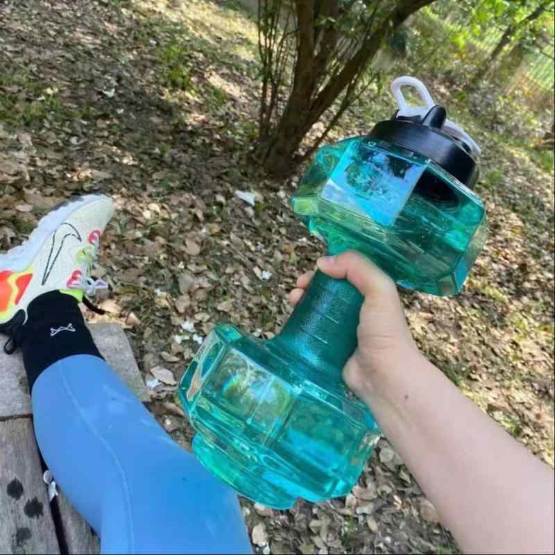 ウォーターダンベル 重さ 調節 大容量 ボトル 携帯便利 フィットネス 筋力アップ トレーニング 男女兼..