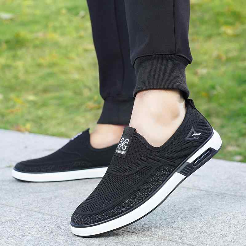 スニーカー メンズ 男性用 スリッポン ランニングシューズ 通気性 メッシュ ニット 防臭 軽量 柔らかい 滑り止め 疲れにくい 衝撃吸収 ..