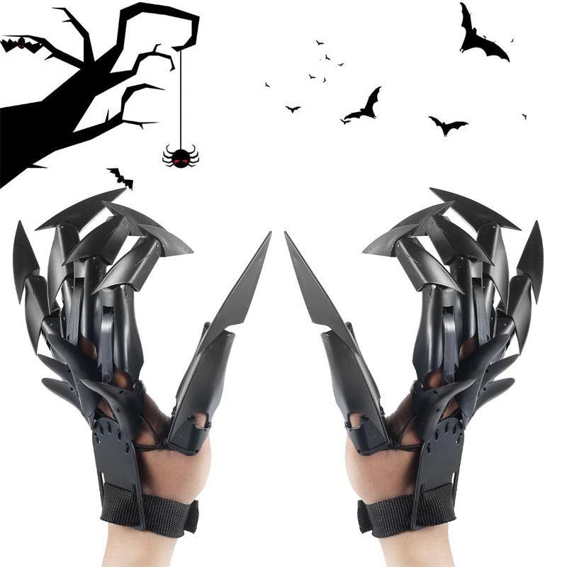 手袋 コスプレ 機械式 ロボット ロング 尖った 爪 ドラゴン ゴースト ハロウィン 仮装 パーティー 衣装..
