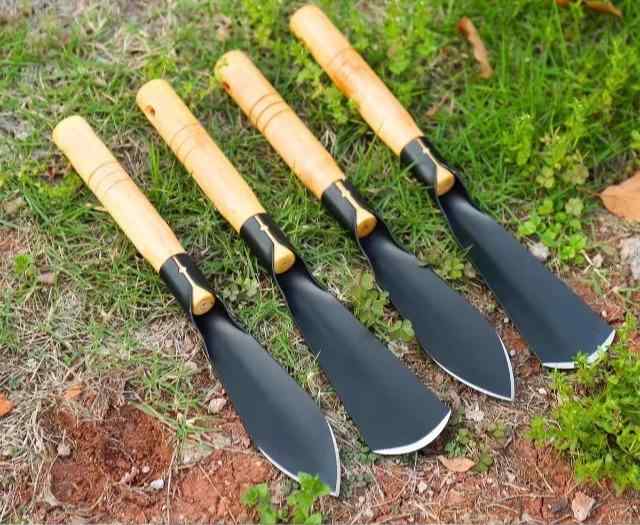 園芸 道具 セット ガーデニング 家庭菜園 用品 工具 ツール シャベル スコップ マンガン鋼 木柄 無垢材..