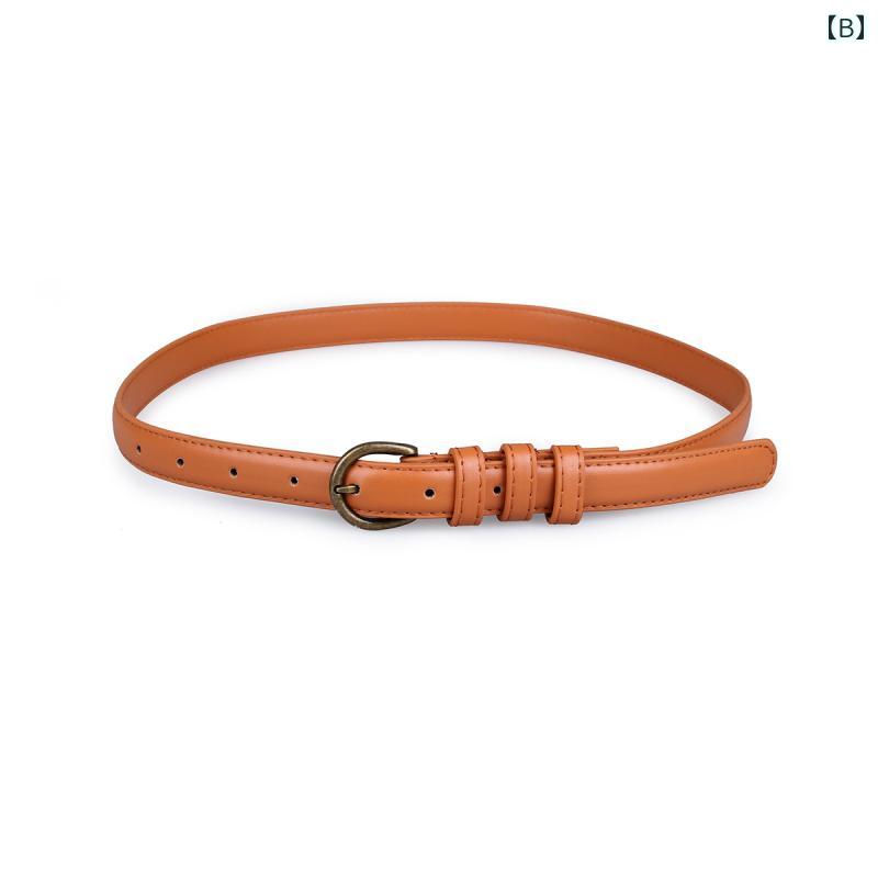 ベルト レディース 韓国 バックル シンプル カジュアル デニム 合わせやすい フェイクレザー風 ブラック おしゃれ