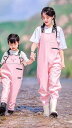 ウェーダー キッズ 男の子 女の子 大人 レディース 親子 ビーチ 潮干狩り 水遊び アウトドア レジャー 防水 つなぎ 長靴 ポケット ピンク 緑 紫