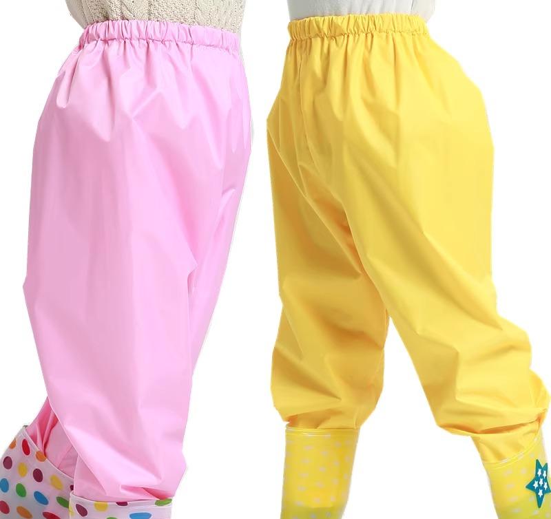 レインパンツ キッズ 子供 男の子 女の子 防水 ウエストゴム 大きいサイズ アウトドア レジャー 普段使..