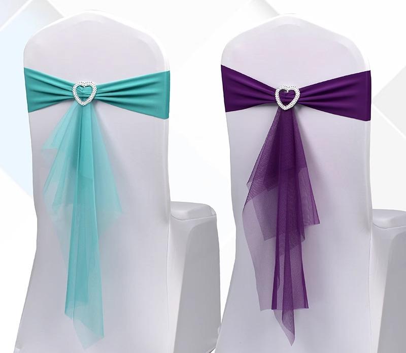 チェア サッシュ 椅子カバー背もたれ ホテル 宴会 結婚式 パーティー ウェディング ダイニング 装飾 ハ..