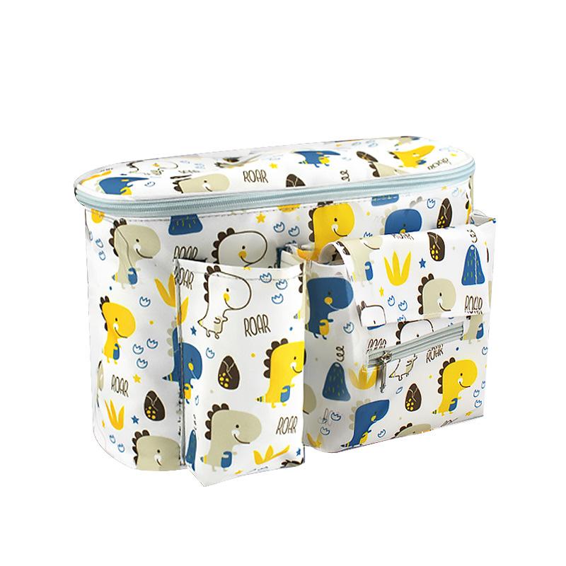 ベビーカー用バッグ 吊り下げ バックル アクセサリー ポーチ 携帯 収納袋 衣類 おむつ 哺乳瓶 大容量 ..