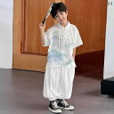 セットアップ 男の子 キッズ おしゃれ チャイナ風 子供 夏 半袖 唐装 中国風 トップス パンツ カジュアル