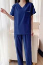 歯科 ユニフォーム 美容室 作業服 半袖 レディース メンズ 速乾 伸縮性 薄手 大きいサイズ 上下セット パンツ トップス シンプル 通気性 快適 柔らかい ...