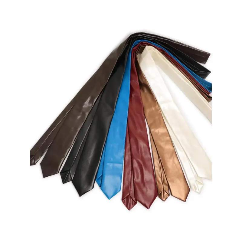 レザーネクタイ おしゃれ メンズ レディース PU ナロー スリムタイ スーツ アクセサリー 小物 ビジネス 冠婚葬祭 パーティー イベント レトロ カジュアル モード シック スタイリッシュ パンク 父の日 就職祝い ギフト 黒 白 ワインレッド